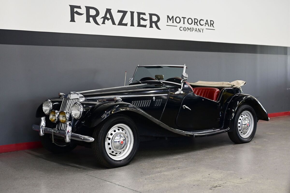 TIGHT NUMBERS MATCHING LONGTIME OWNERSHIP BLACK MGTF 1955 MG MGTF