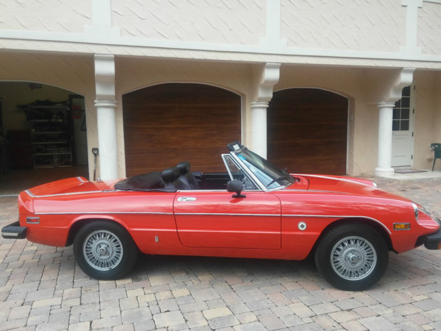 TIME CAPSULE 1978 ALFA ROMEO NIKI LAUDA SPYDER ONLY 19K REAL MILES IMMACULATE! 1978 Alfa Romeo Milano NIKI LAUDA