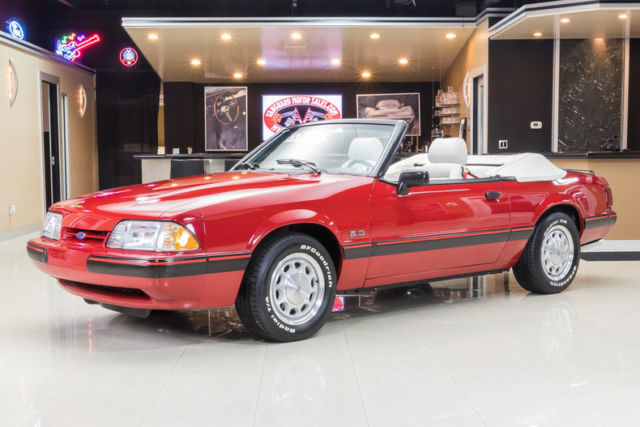 Time Capsule! 7,800 Original Miles! #s Matching, 5.0L V8, T5 5-Speed, PS, PB, AC 1988 Ford Mustang LX Convertible 2-Door