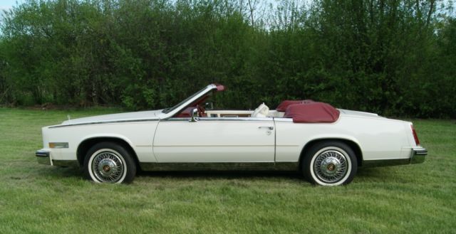 Time Machine - Amazing Low Mileage White & Red - One Owner Beauty 1984 Cadillac Eldorado Biarritz