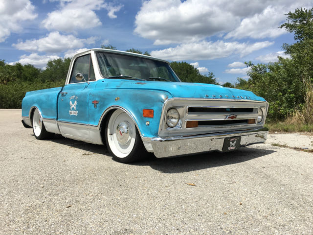 1968 Chevrolet C-10 6.0 LS SWAP 6-SPEED BAGGED SHOP SHOW TRUCK - photo 3