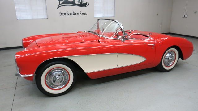 "Top Flite" 1957 Chevrolet Corvette Conv. Body Off, #'s matching 270 H.P./4Spd. 1957 Chevrolet Corvette C-1