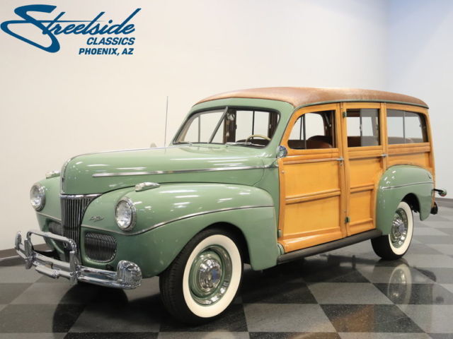 TOP-NOTCH RESTO, ORIGINAL BILL OF SALE, LOW # OF OWNERS, COLLECTOR-GRADE CLASSIC 1941 Ford Super Deluxe Woody Wagon