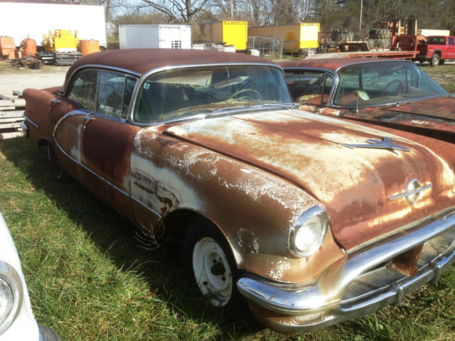 Top of the line Holiday Sedan, Needs complete refurbish, 1956 Oldsmobile Ninety-Eight Holiday Sedan