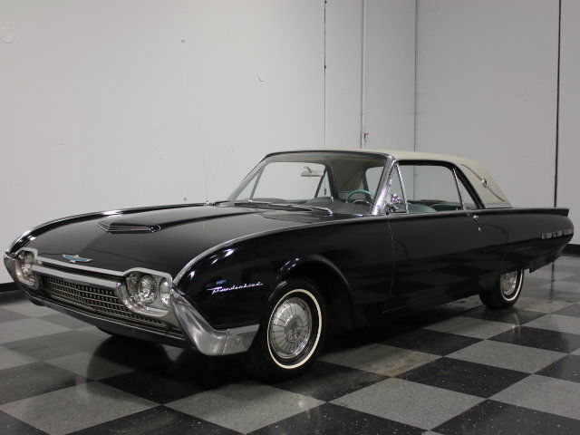 TOP-OF-THE-LINE LANDAU, FRESH INTERIOR & PAINT, 390/300 HP V8, AUTO, 3.00 GEARS! 1962 Ford Thunderbird Landau