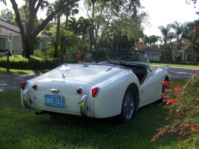 1960 Triumph TR3 White - photo 4