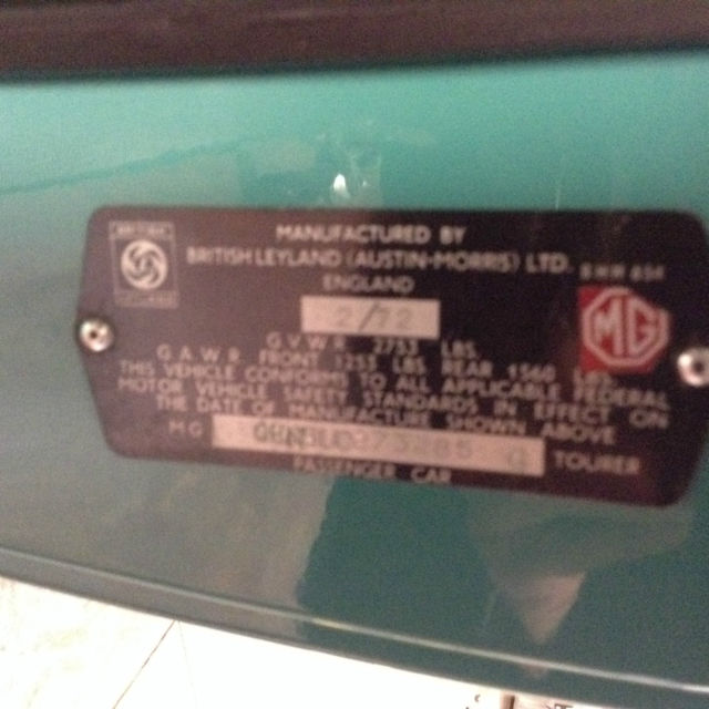 1972 MG MGB NEW INTERIOR - photo 11