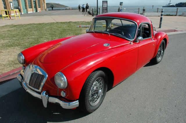 Totally redone 1958 MGA Coupe; every nut and bolt; fine example 1958 MG MGA Coupe