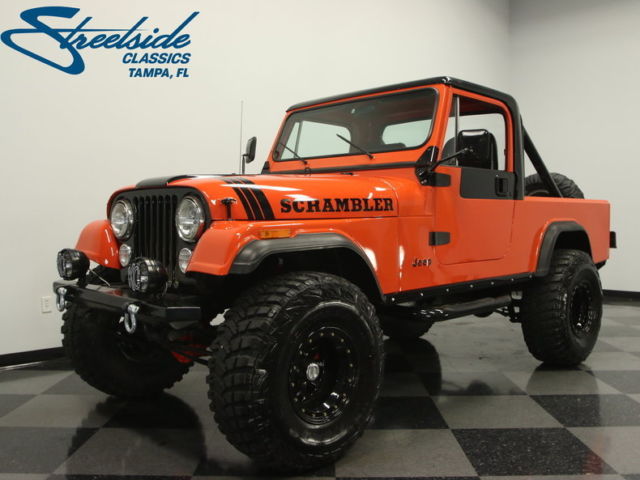 TOUGH BUILT SCRAMBLER, 85K ACT MILES, FRESH PAINT, 4.2 I6, 4 SP, CLEAN CARFAX! 1983 Jeep CJ8 Scrambler