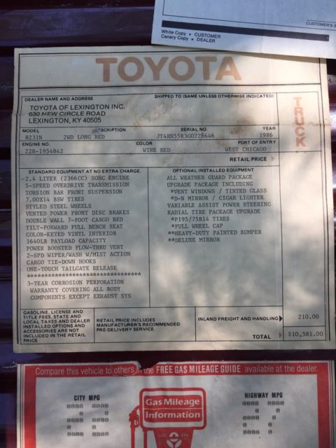 1986 Toyota Pickup - photo 12