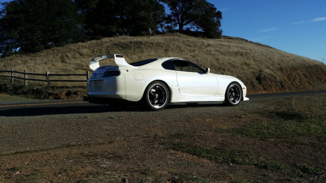 Toyota Supra Turbo 6-Spd White 1994 Toyota Supra