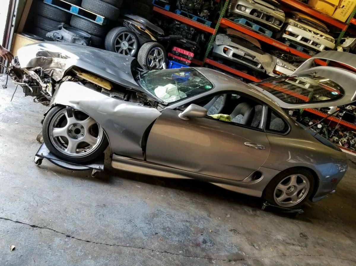 Toyota Supra Turbo 6 Speed Manual Crashed Rear Clip Brakes V161 2JZGTE MK4 TRD 1980 Toyota Supra Supra Turbo RHD 6 Speed V161 AEM MK4