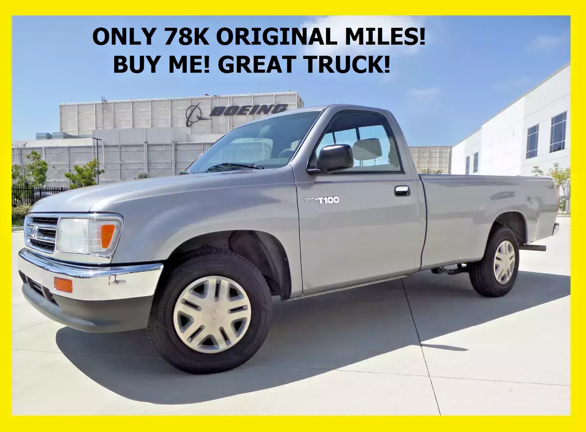 Toyota T100 Original 78k Miles Standard Cab V6 Pickup Truck 8' Bed WOW! 1993 Toyota T100 78k Original Miles Standard Cab V6 Pickup Truck - Video