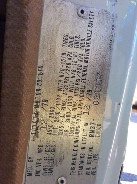 1980 Toyota Tacoma 4cyl base - photo 13