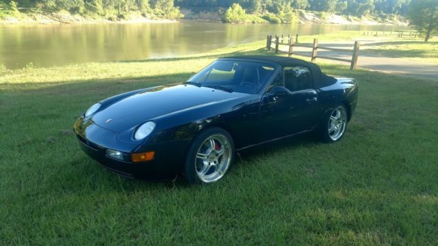 Triple Black 968 Cabriolet 1993 Porsche 968 Cabriolet