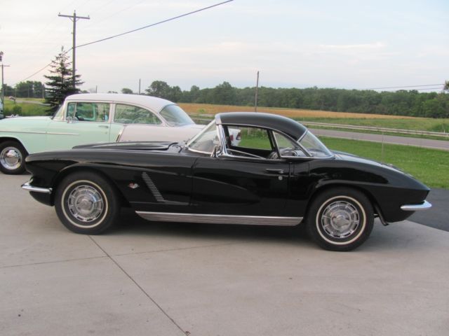 triple Black Corvette 1962 Chevrolet Corvette