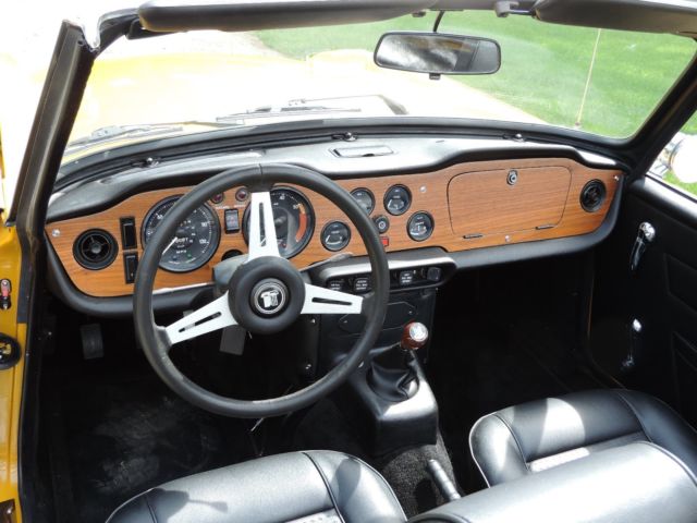 1972 Triumph TR-6 BLACK INTERIOR - photo 11