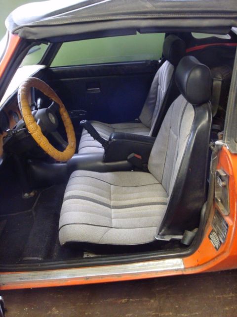 1979 Triumph Spitfire black and white factory stripe - photo 4
