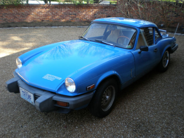 Triumph Spitfire 1980 One Owner Low Miles All records, No Reserve 4sd Overdrive 1980 Triumph Spitfire convertible overdrive hardtop