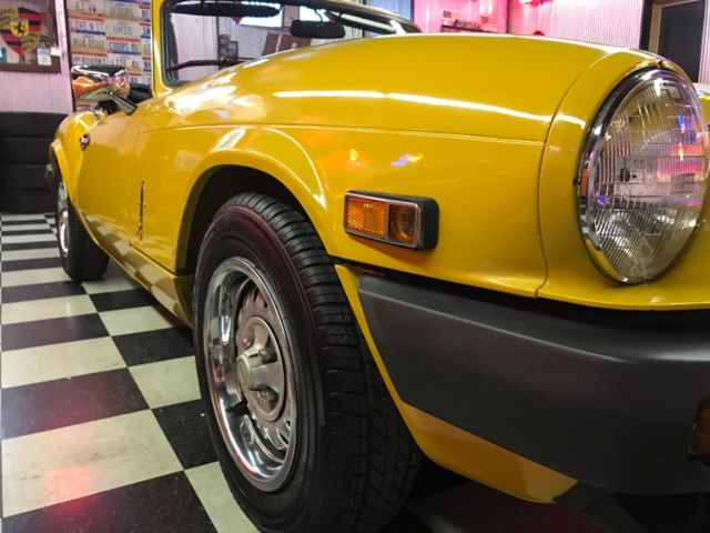 TRIUMPH SPITFIRE CLASSIC BRITISH CONVERTIBLE SPORTS CAR SUPER CLEAN 1980 Triumph Spitfire