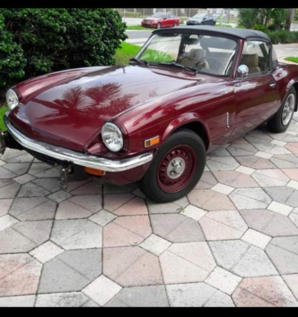 Triumph Spitfire, Sports Car, Convertible, Classic, Not Fiat, MGB, MGBGT, E-Type 1976 Triumph Spitfire
