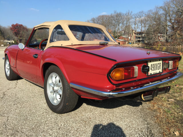 Triumph Spitfire w Overdirve and Leather 1979 Triumph Spitfire