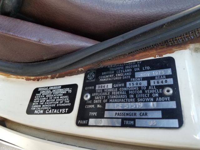 1976 Triumph TR-6 - photo 10