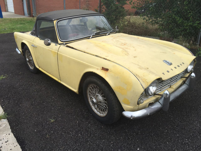 Triumph TR4 Roadster Running and Driving Project with wire wheels! 1964 Triumph Other