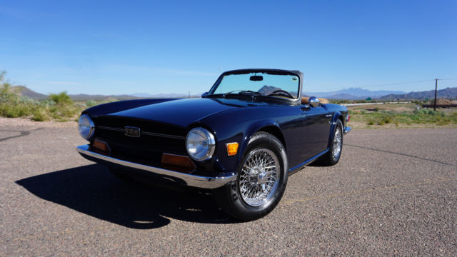 Triumph TR6 1970 Royal Blue 1970 Triumph TR-6
