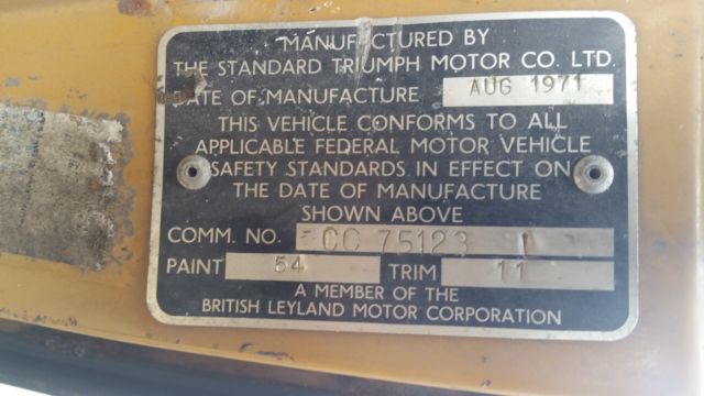 1972 Triumph TR-6 Convertible - photo 11