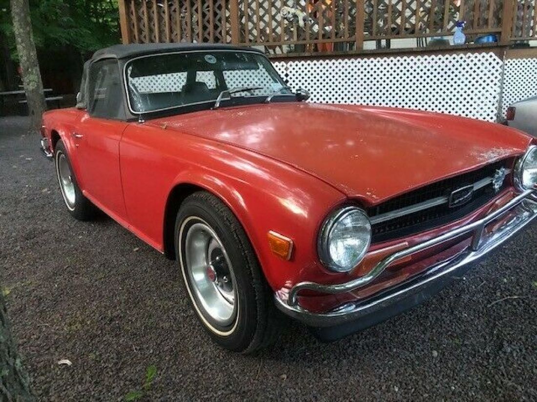 triumph tr6 overdrive A/C rare, 1972 Triumph TR-6