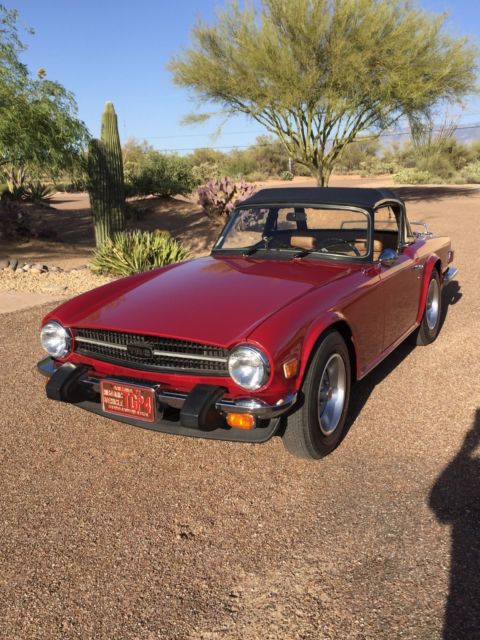 Triumph TR6 Overdrive with only 6950 miles True Survivor 1976 Triumph TR-6
