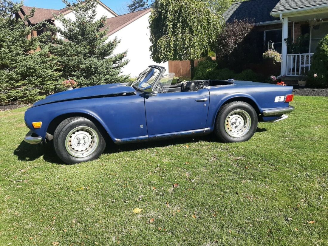 Triumph TR6 TR-6 6cyl 4spd - solid - all there - needs restoration - nice car! 1973 Triumph TR-6 TR6