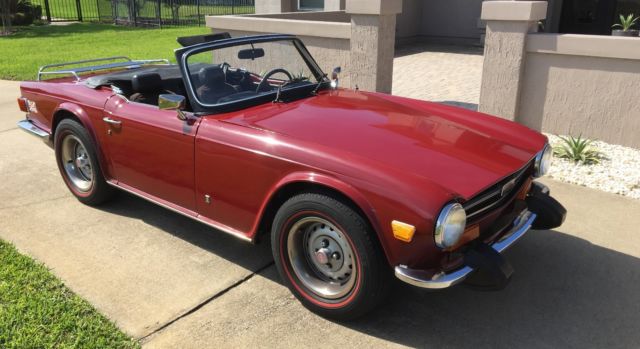 Triumph TR6 with 5 speed conversion 1974 Triumph TR-6