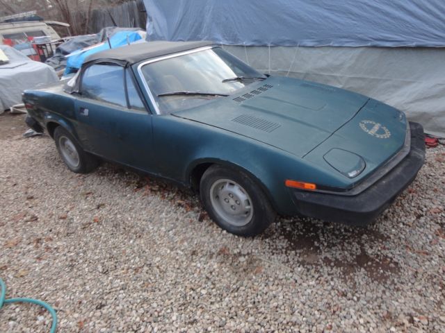 Triumph TR7 Convertible 5 speed Green 1979 Triumph TR7 convertible
