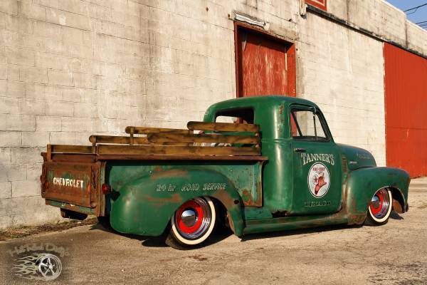 1952 Chevrolet C-10 Patina Slammed Pickup Truck - photo 6