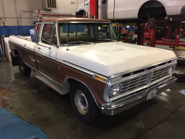 trucks,ford f350 pick up classic vehicle 1973 Ford F-350 camper special