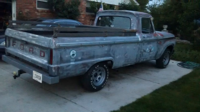 True Colorado cattle ranch truck. Incredible patina. Side rails& locking toolbox 1965 Ford F-100