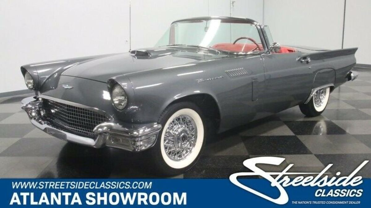TRUE E-CODE BABY BIRD, STUNNING RESTO, RARE COLOR, 312 V8, DUAL 4BBLS, PS/PB/PS! 1957 Ford Thunderbird E-Bird