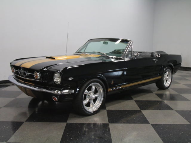 TRUE GT, A-CODE 289 V8, AUTO, FACTORY A/C, WILWOOD 4-WHL DISCS, VERY NICE, RARE! 1965 Ford Mustang GT Convertible