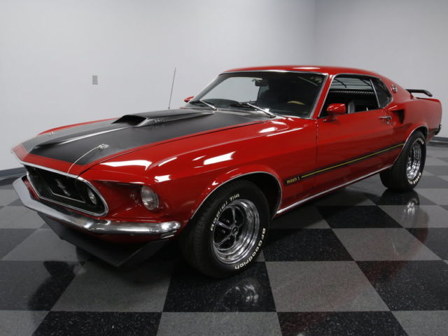 TRUE MACH1, 351W V8, AUTO, PWR FRONT DISC/STEER, MARTI REPRT, NICE DRIVER, VALUE 1969 Ford Mustang