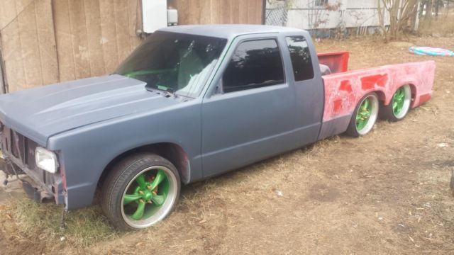 True old School Tandem Mini Truck 1986 GMC S15 pick up 1986 GMC custom