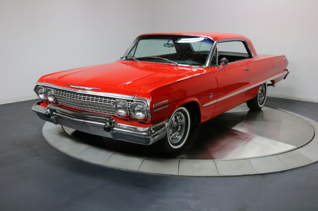 TRUE SS 409 - 4 Speed - NEW Paint - Correct wheels - Factory Column Tach 1963 Chevrolet Impala