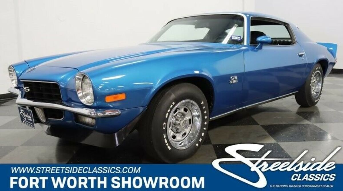 True SS396 w/ Period Correct 402 V8, 4 Spd, Factory A/C, PS/B w/ Frt Disc, Clean 1972 Chevrolet Camaro SS 396