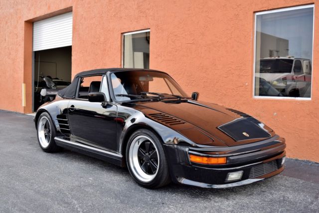 TURBO LOOK - SLANT NOSE - WIDE BODY - CONVERTIBLE - VERY NICE 1987 Porsche 911 Carrera Turbo Look