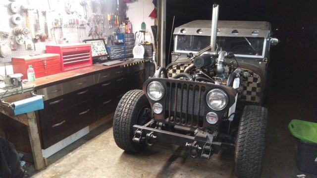 Turbo Rat Rod/ Hot Rod Roadster Jeep cj7 Pickup 4x4 1978 Jeep CJ CJ10 Turbo Rat Rod/ Hot Rod Roadster Jeep cj7 Pick