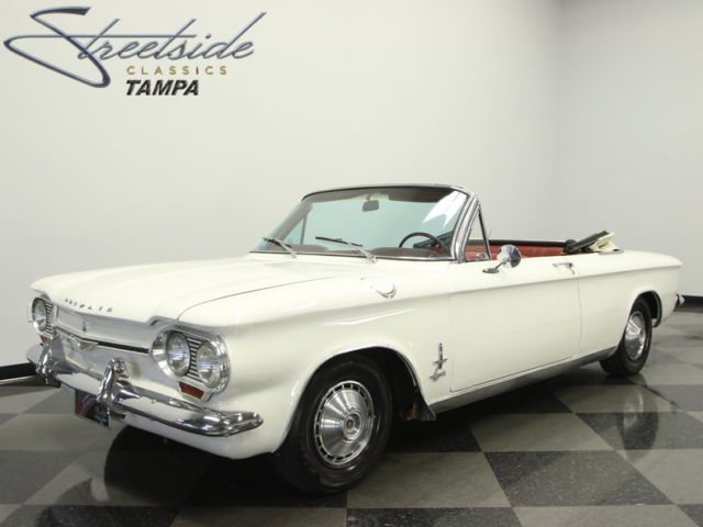 TURBOCHARGED 164 CI FLAT SIX, 4 SP MAN, CORRECT COLORS, MAINTAINED MOZA SPYDER 1964 Chevrolet Corvair