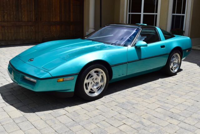 Turquoise Metallic ZR-1 with 3,500 Original Miles! 1990 Chevrolet Corvette ZR-1