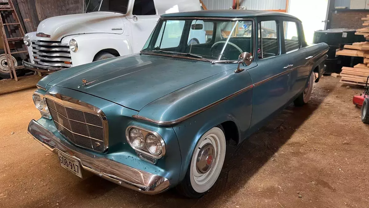 Turquoise Studebaker Lark with 0 Miles available now! 1962 Studebaker Lark