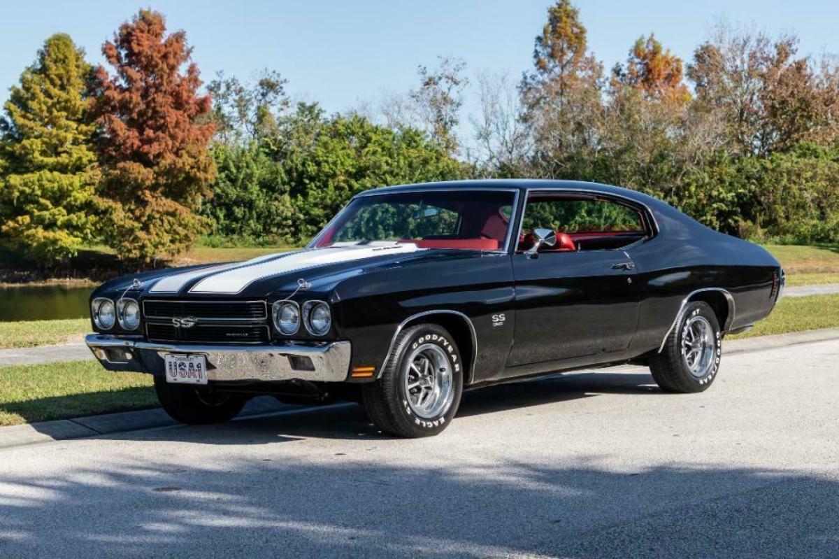 Tuxedo Black Color Code 19 Chevrolet Chevelle SS with 107330 Miles available now 1970 Chevrolet Chevelle SS